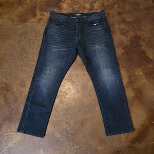 Lucky Brand Blue Straight Jeans with Premium Indigo Finish